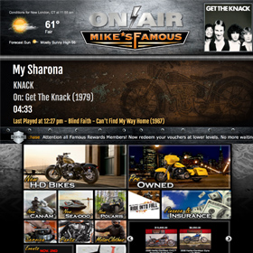 Mikes Famous H-D<span>webdesign</span>